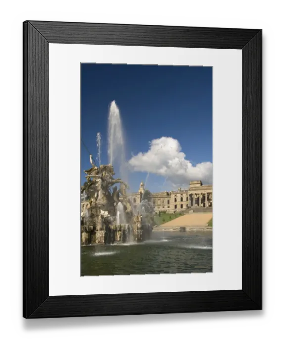 Framed Print : Witley Court fountain N071797