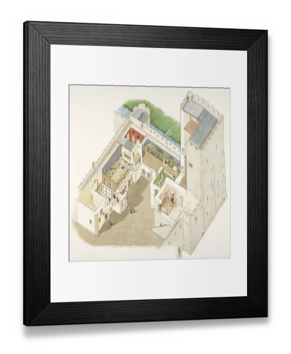 Framed Print : Portchester Castle J020056