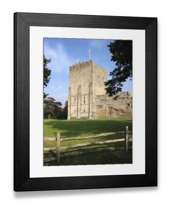 Framed Print : Portchester Castle N071832 Framed Print : Portchester Castle N071832
