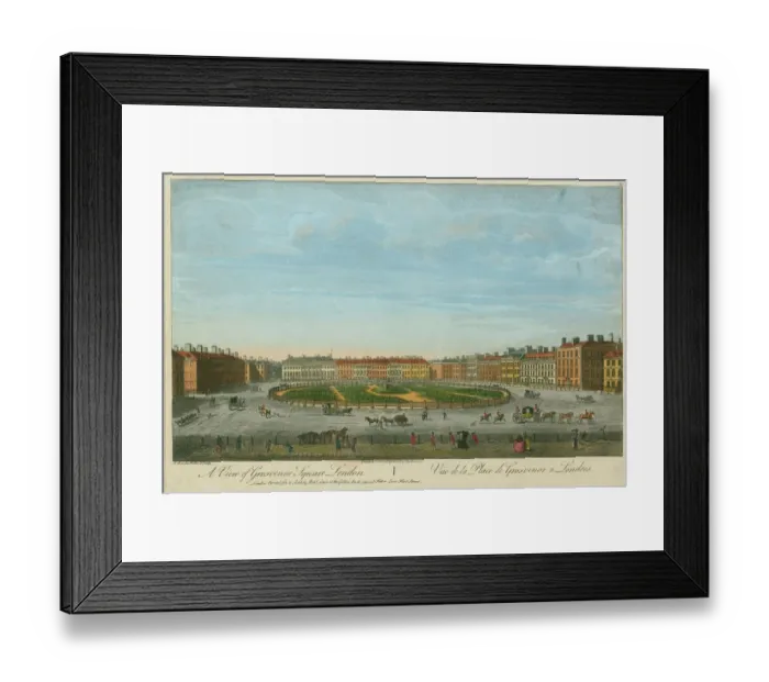 Framed Print : View of Grosvenor Square, London c. 1750 N060026 Framed Print : View of Grosvenor Square, London c. 1750 N060026