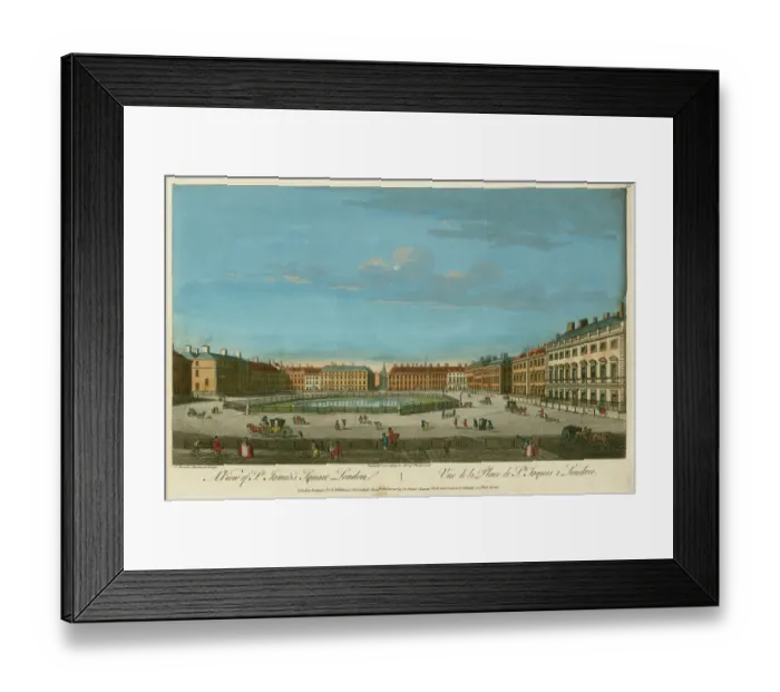 Framed Print : View of St Jamess Square, London c. 1753 N060027 Framed Print : View of St Jamess Square, London c. 1753 N060027