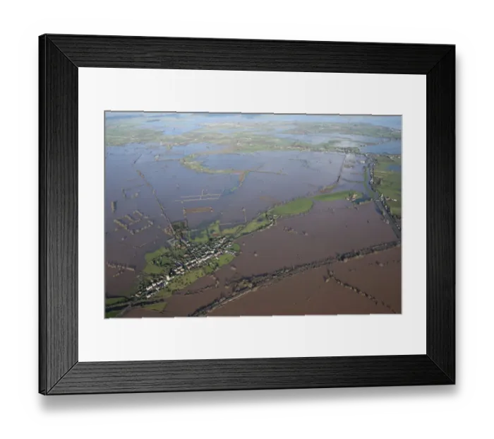 Framed Print : East Lyng flooding 27896_037