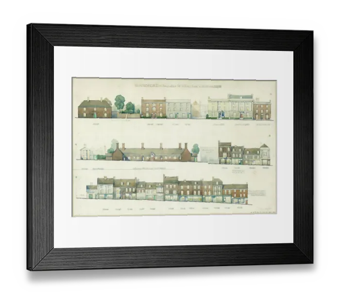 Framed Print : Salisbury Street, Blandford, 1943 MD44_00065