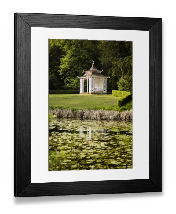 Framed Print : Chinese Temple, Wrest Park DP217080