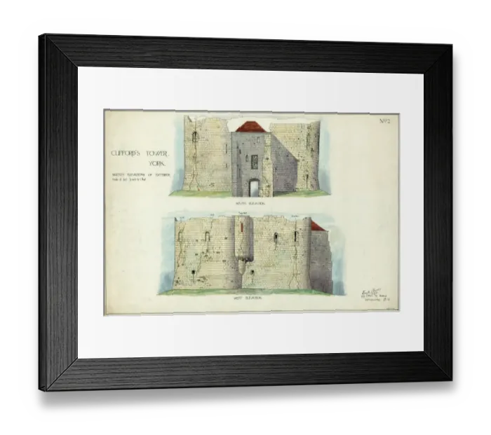 Framed Print : Cliffords Tower MP_CLI0030