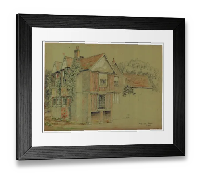 Framed Print : Moat Hall Parham MD41_00045 Framed Print : Moat Hall Parham MD41_00045