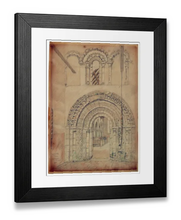 Framed Print : Church Door, Westhall MD41_00052 Framed Print : Church Door, Westhall MD41_00052