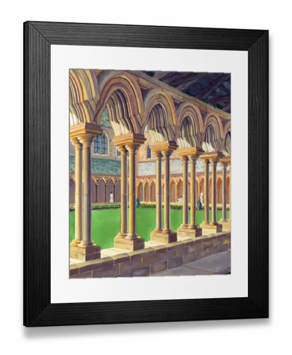 Framed Print : Cloister IC041_002