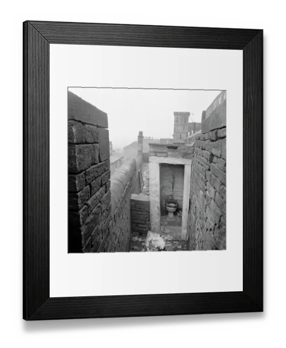 Framed Print : Outdoor privy a083874