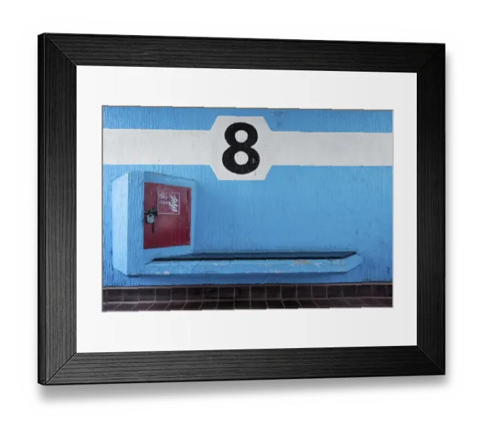 Framed Print : Seat, Robin Hood Gardens DP195294