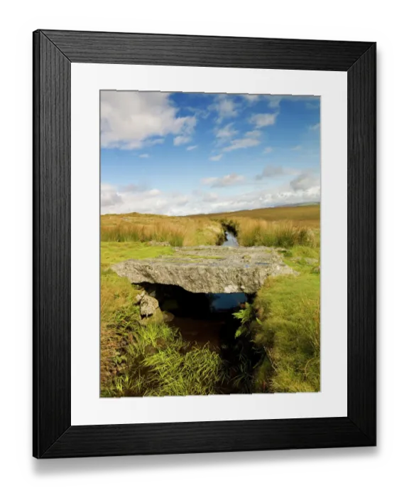 Framed Print : Stone bridge, Dartmoor N071837 Framed Print : Stone bridge, Dartmoor N071837