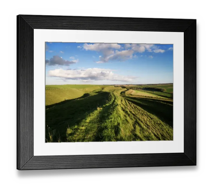 Framed Print : Maiden Castle N080428