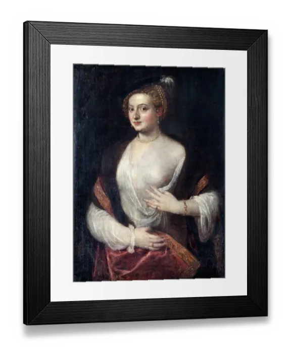 Framed Print : An Unknown Lady called Titians Mistress N070681