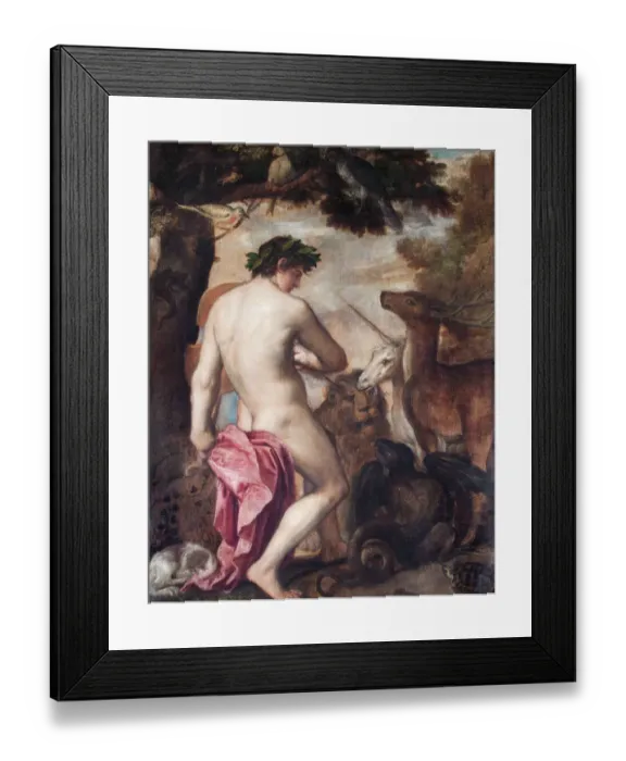Framed Print : Orpheus enchanting the animals N070546