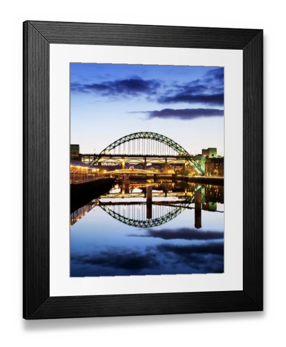 Framed Print : Tyne Bridges N080495