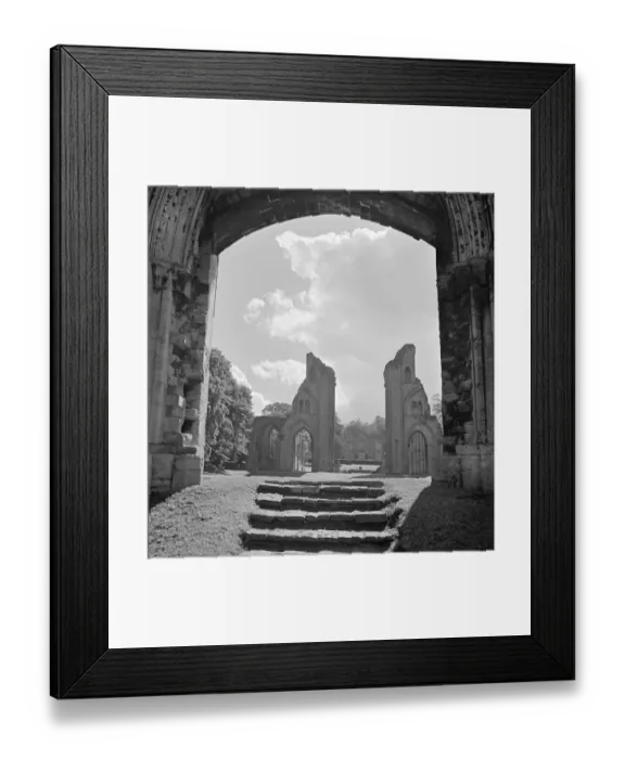 Framed Print : Glastonbury Abbey a082622