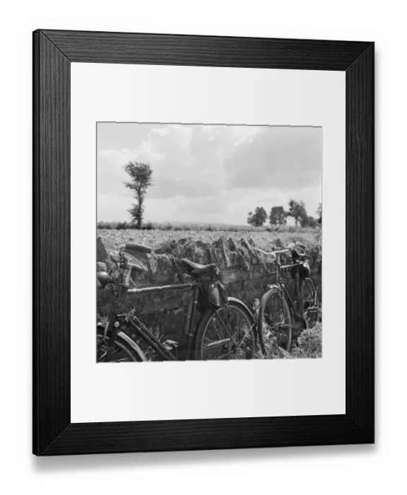 Framed Print : Bicycles a082787 Framed Print : Bicycles a082787