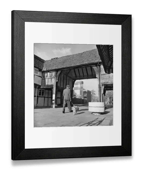 Framed Print : Man and his dog a085353 Framed Print : Man and his dog a085353