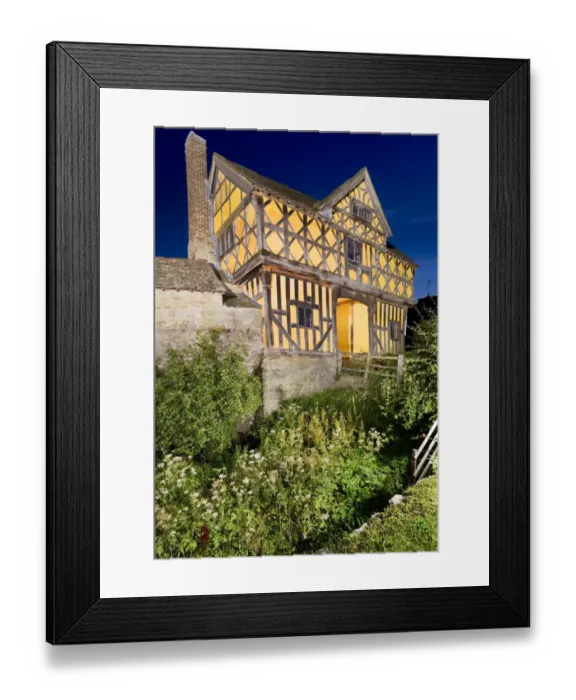 Framed Print : Stokesay Castle Gatehouse N080451 Framed Print : Stokesay Castle Gatehouse N080451