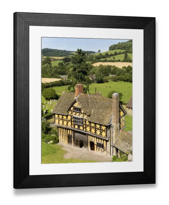 Framed Print : Stokesay Castle Gatehouse N080452