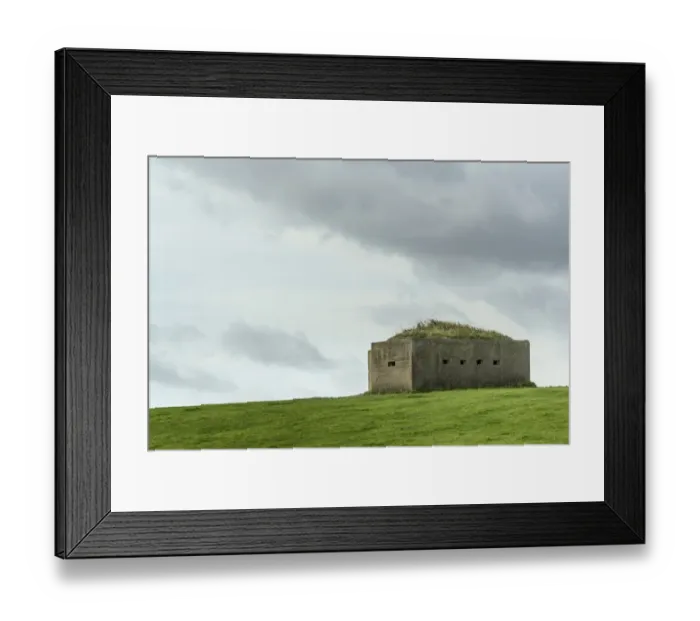 Framed Print : Pillbox, Skipsea DP188366