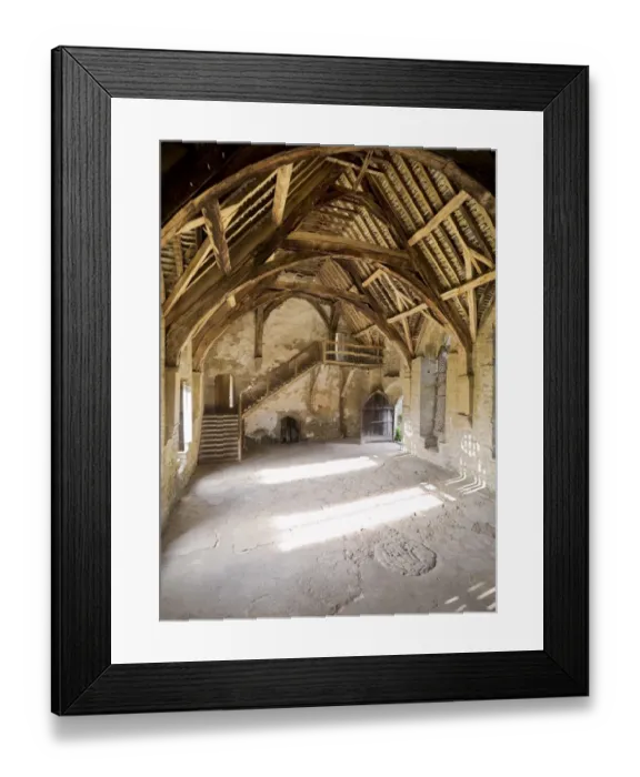 Framed Print : The Hall at Stokesay Castle N080469
