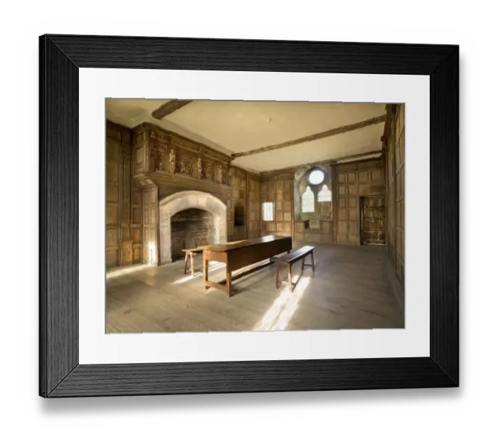 Framed Print : Solar Room, Stokesay Castle N080473
