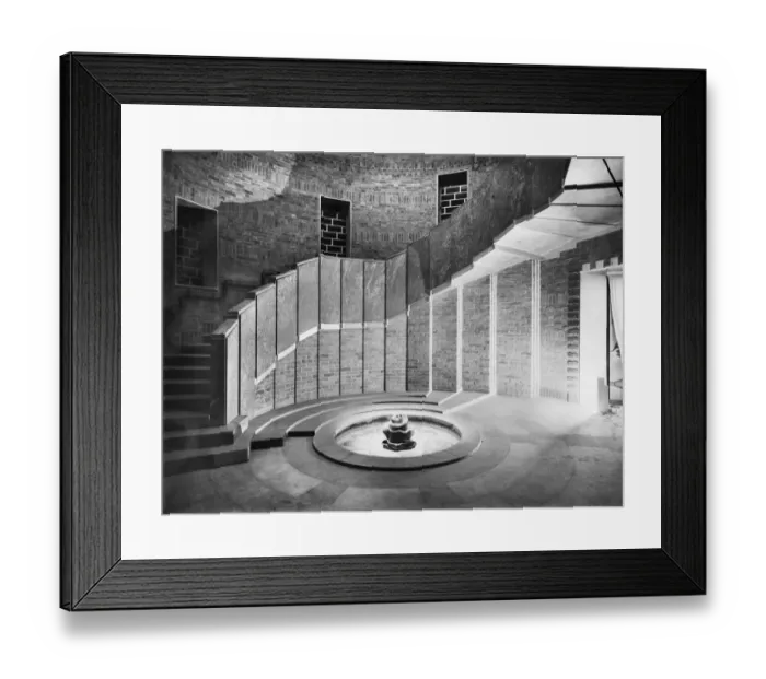 Framed Print : Fountain Staircase, Shakespeare Memorial Theatre CC47_02373