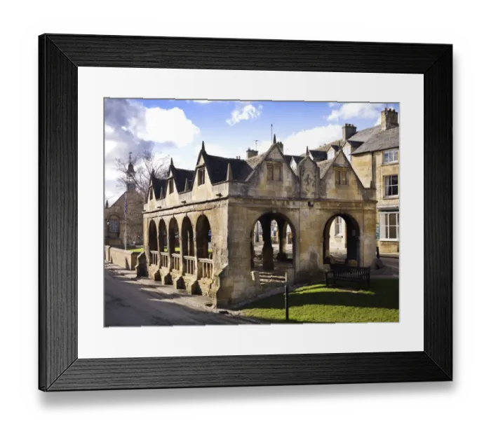Framed Print : Chipping Camden Wool Market DP137283