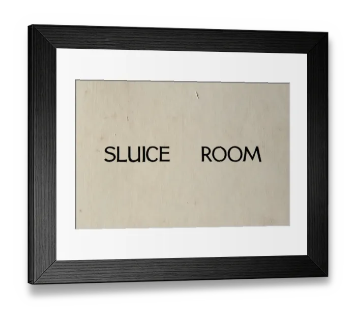 Framed Print : Sluice Room DP149314