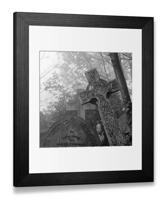 Framed Print : Tomb stones a074598 Framed Print : Tomb stones a074598