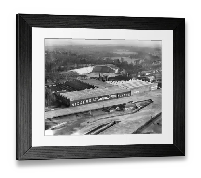Framed Print : Vickers at Brooklands EPW056377