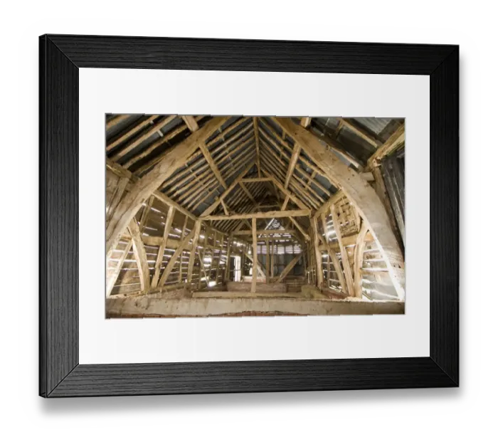 Framed Print : Friars Court Barn DP024475