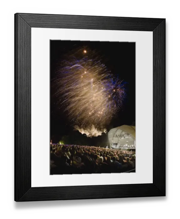 Framed Print : Kenwood House fireworks N080541 Framed Print : Kenwood House fireworks N080541