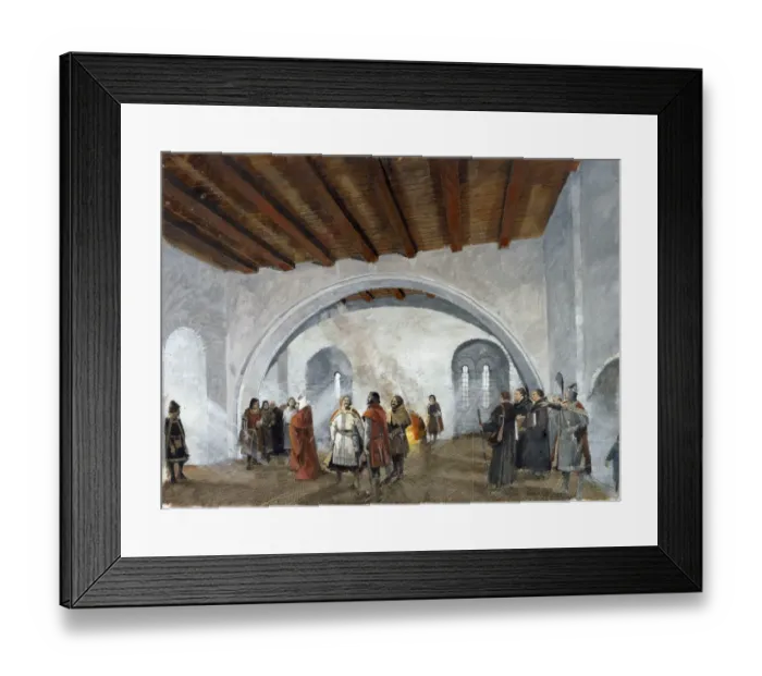 Framed Print : The Keep, Scarborough Castle, 14th century J000086 Framed Print : The Keep, Scarborough Castle, 14th century J000086