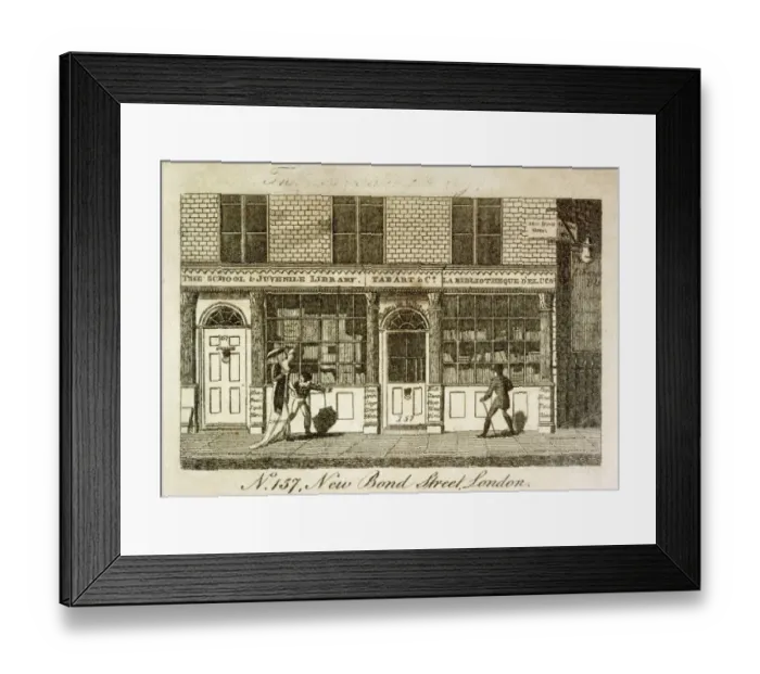 Framed Print : 157 New Bond Street, London 1801 J000138 Framed Print : 157 New Bond Street, London 1801 J000138