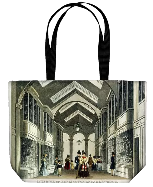 Interior of Burlington Arcade, London c. 1830 J000146