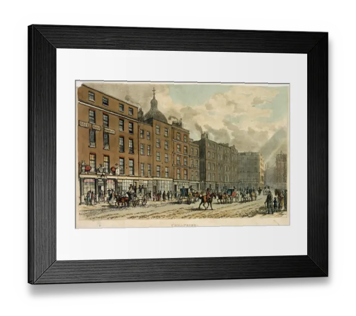 Framed Print : Cheapside 1813 J000147