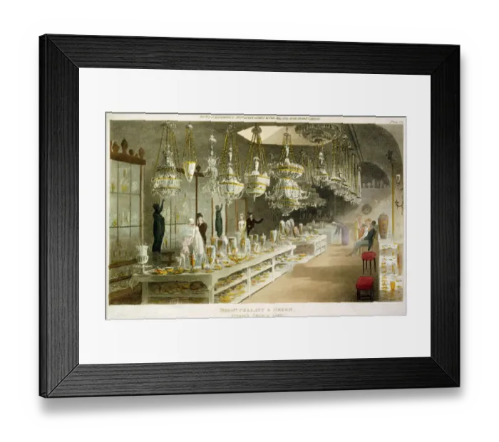 Framed Print : Messrs Pellatt & Green, St Pauls Churchyard 1809 J000148 Framed Print : Messrs Pellatt & Green, St Pauls Churchyard 1809 J000148