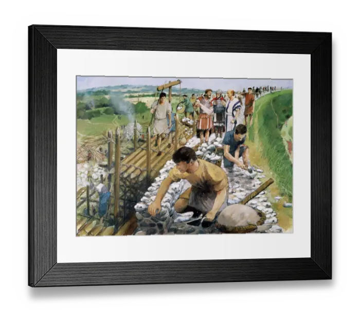 Framed Print : Silchester Roman City Walls J950066