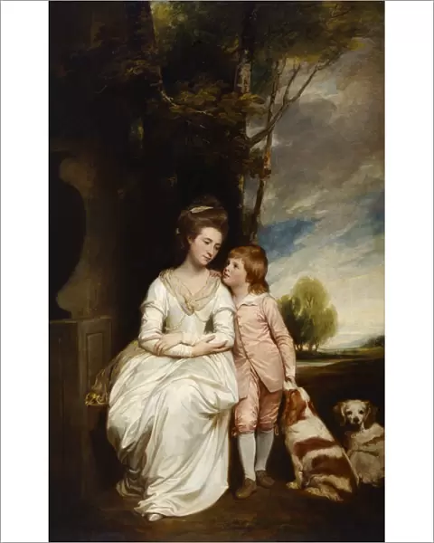 Romney - Anne Countess of Albemarle and Her Son J910502
