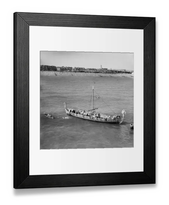Framed Print : Viking ship EAW026333