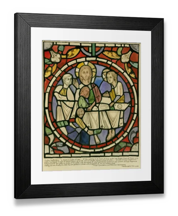 Framed Print : The Last Supper EMM01  /  01  /  057