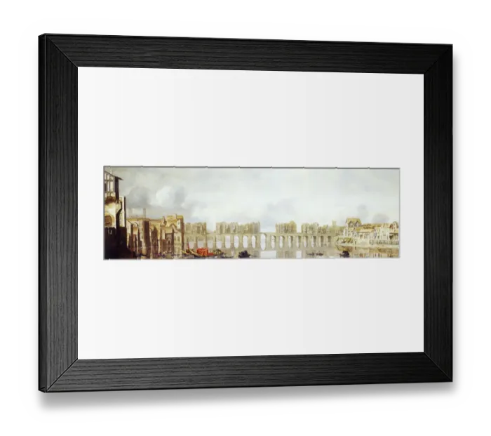Framed Print : DE JONGH - Old London Bridge K080027 Framed Print : DE JONGH - Old London Bridge K080027