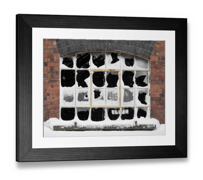 Framed Print : Snow scene DP087398