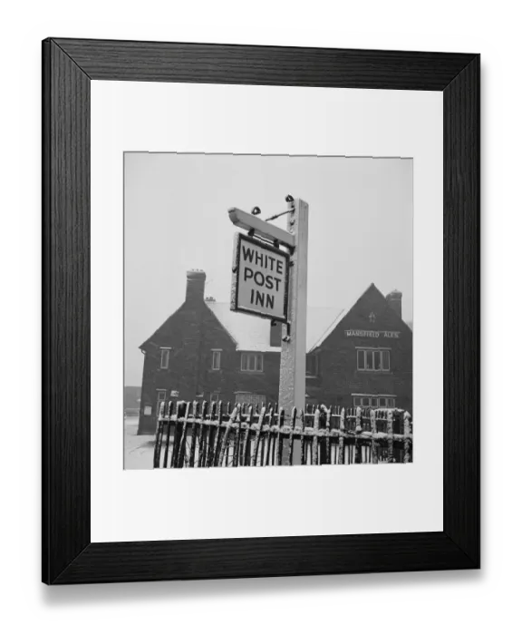 Framed Print : White Post Inn a098276