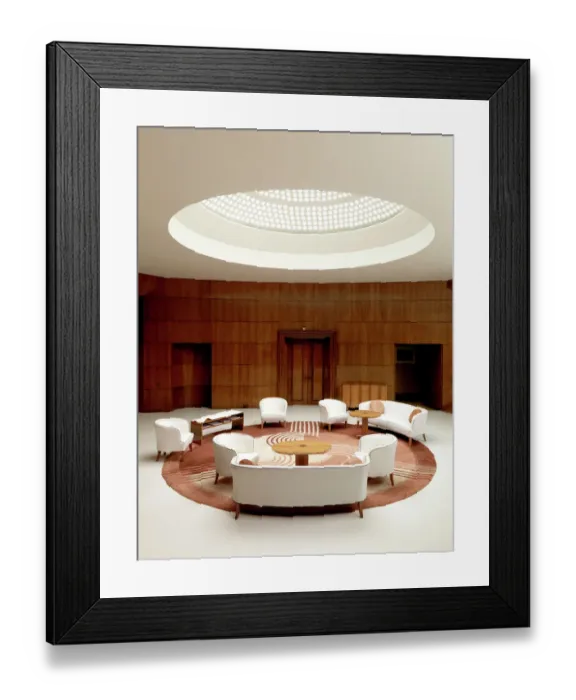 Framed Print : Entrance Hall, Eltham Palace N080563 Framed Print : Entrance Hall, Eltham Palace N080563