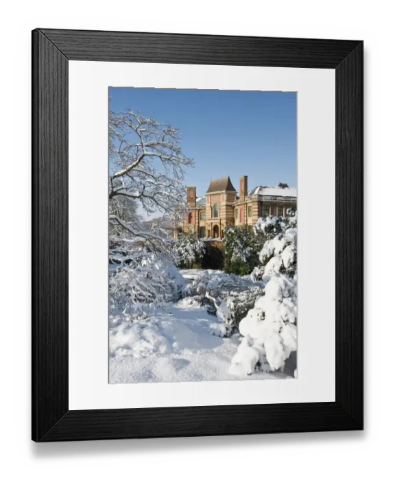Framed Print : Eltham Palace in the snow N090021