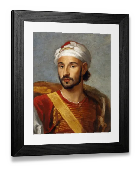 Framed Print : Kneller & Wyck - Mohammed Ohadu, Moroccan Ambassador J970155