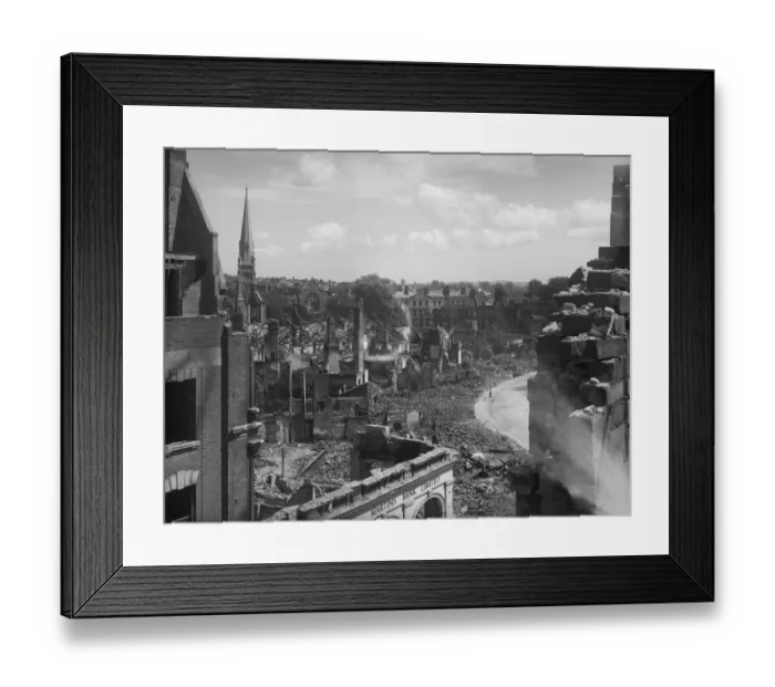 Framed Print : Bomb damage, Exeter BB42_00707 Framed Print : Bomb damage, Exeter BB42_00707